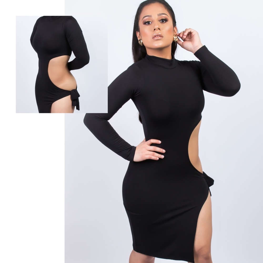 Sexy black dress